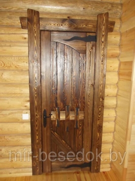 Двери под старину деревянные 0003