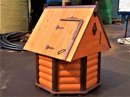 Колодец деревянный (блок-хаус) 0001