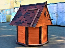 Колодец деревянный (вагонка) 0004