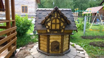 Колодец деревянный 0006