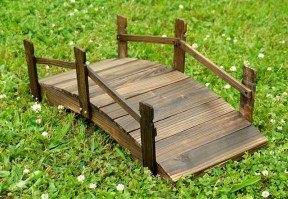 Мостик деревянный для сада 0007