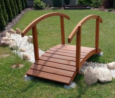 Мостик деревянный 0008