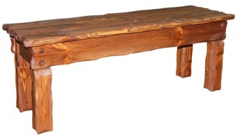 Лавка под старину из дерева 0010