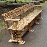 Скамейка деревянная 0013