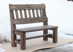 Скамейка деревянная 0015