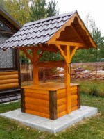 Колодец деревянный 0022