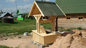 Колодец деревянный 0027