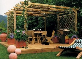Пергола (летняя беседка) 0017