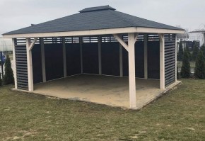 Беседка деревянная 0235