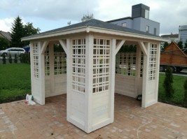 Беседка садовая из дерева 0241