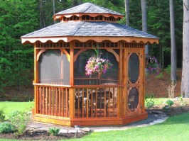 Деревянная беседка 0248