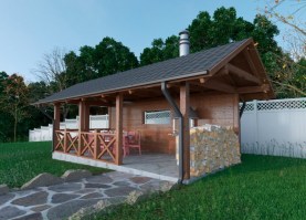 Деревянная беседка для сада, дачи 1170
