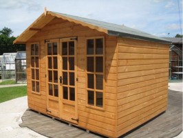 Беседка застекленная 0595