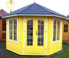 Беседка застекленная закрытого типа 0503