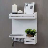 Ключница подвесная деревянная 0023