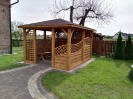 Беседка деревянная садовая 0451