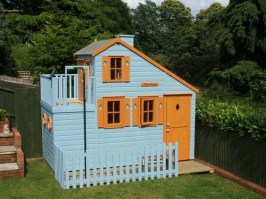 Игровой домик для детей под заказ (2 этажа) 0132