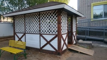 Деревянная беседка под заказ 0322