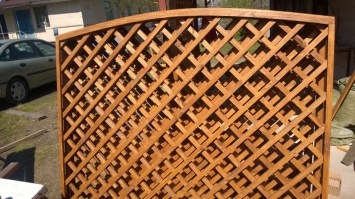 Решетка деревянная ( забор решетчатый, решетка для беседки). 0018