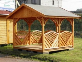 Беседка деревянная 0416