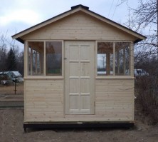 Беседка  застекленная прямоугольная 0330