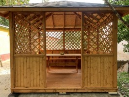 Беседка садовая деревянная для дачи в Минске 1221