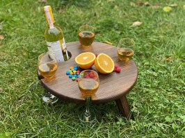 Винный столик (сосна) 0035