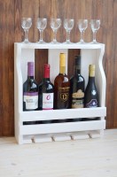 Винная полка настенная 0024