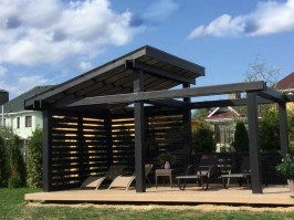 Беседка садовая из дерева 1198