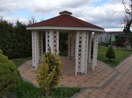 Беседка садовая деревянная 0449