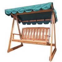 Качели садовые деревянные 0039