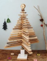 Елка из дерева декоративная 0030