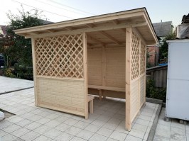 Деревянная беседка 1222