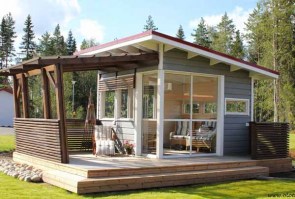 Деревянная садовая беседка 1185