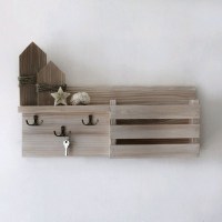 Ключница подвесная из дерева настенная 0021