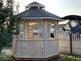 Беседка садовая из дерева 1223