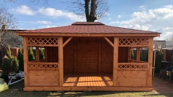 Беседка из дерева под заказ 0591