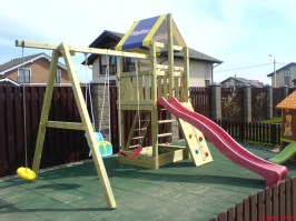 Детская игровая площадка из дерева 0116