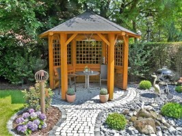 Беседка садовая (деревянная) 1056