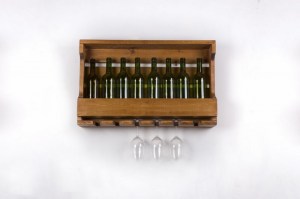 Винная полка настенная 0017