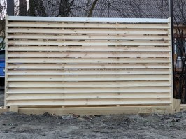 Забор деревянный 0040