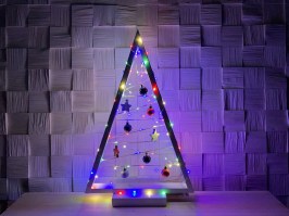 Елка-рамка из дерева декоративная 0042