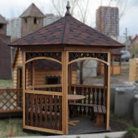 Беседка садовая из дерева 0470