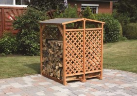 Дровник для дачи 0051