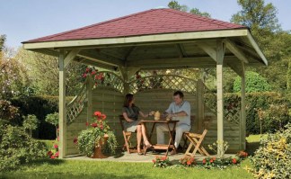 Беседка деревянная садовая 1166