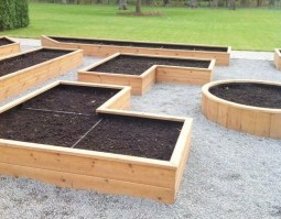Деревянные грядки 0014