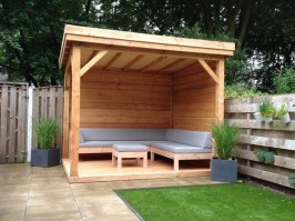 Беседка деревянная 1016