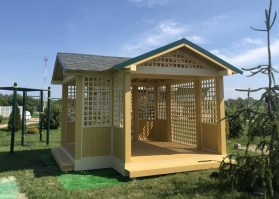 Деревянная беседка 1121