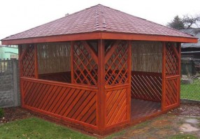 Деревянная беседка 0523