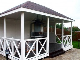 Беседка летняя 0309